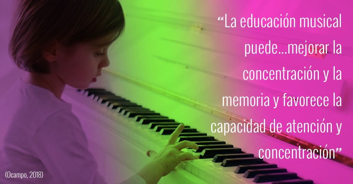 La música ayuda al desarrollo de niños con TDAH