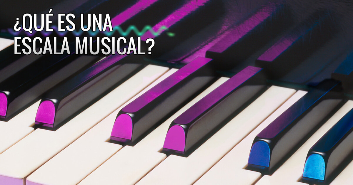 ¿Qué es una escala musical?